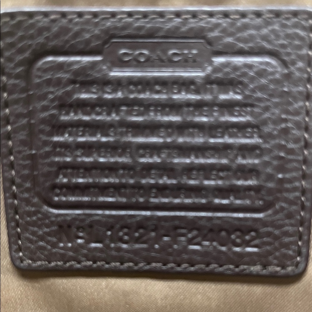 Coach Brown and Tan Signature Shoulder Bag - Picture 11 of 16